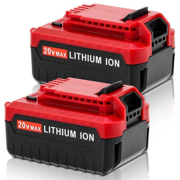 【2-Pack 20V 6.0Ah】PCC685L Replacement Battery Compatible with Porter Cable 20 Volt Lithium ion Battery CC681L PCC685L PCC685LP PCC680L PCC682L PCC600 PCC640 Cordless Power Tools...