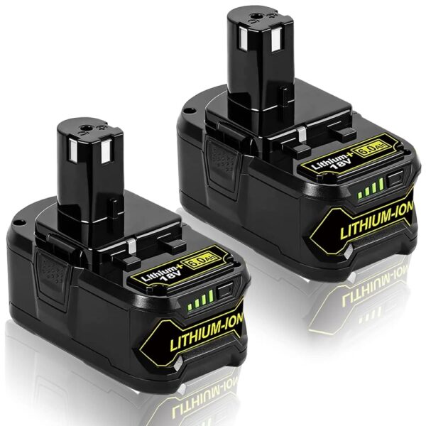 2 Pack 6.0Ah 18V P108 Battery Compatible with Ryobi 18v Battery ONE+ Lithium P102 P104 P107 P103 P105 P109 P119 P122 Cordless Power Tools Battery Packs