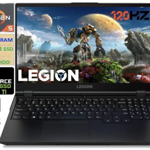 2021 Flagship Lenovo Legion 5 Gaming Laptop 15.6" FHD IPS 120Hz, 6-Core AMD Ryzen 5 4600H (Beats i7-9750H) 16GB RAM, 256GB SSD + 1TB HDD, GeForce GTX 1650 Ti 4GB, Backlit,Wifi...