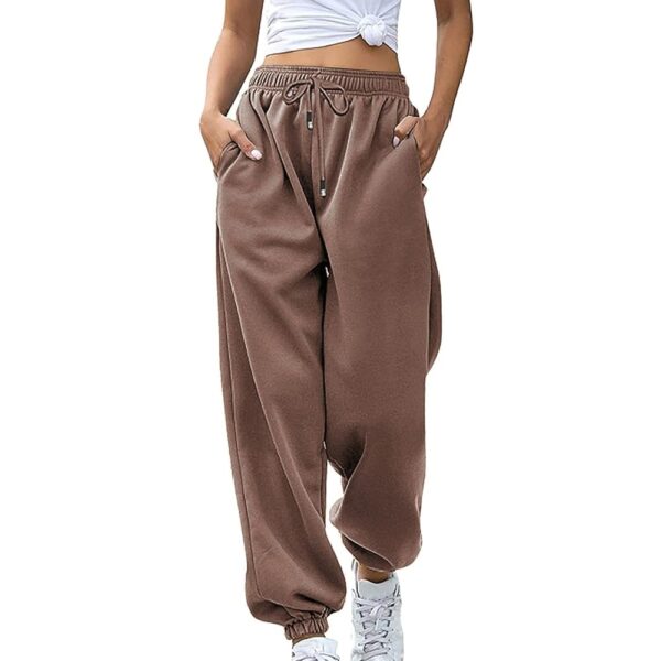 2024 Cinch Bottom Sweatpants Women's Casual High Waisted Pockets Joggers Sport Workout Active Baggy Lounge Trousers