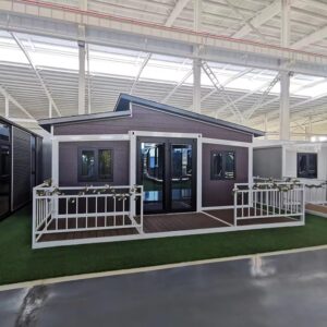 20ft Prefabricated Modular House Prefab Steel 2 or 3 Bedroom Expandable Container Granny Flat House Tiny House for Adult Living