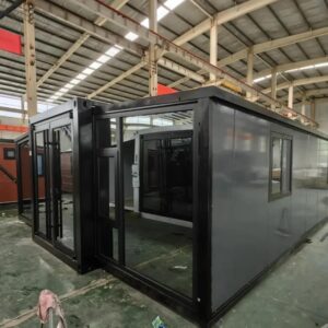 40ft Expandable Container House Portable Expandable Residential Container House Container House 3 Bedrooms Mobile Home