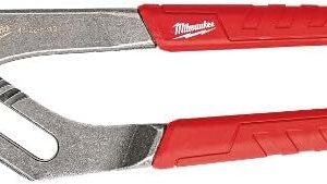 48-22-6310 10", Straight Jaw Pliers with Ream & Punch Exposed Metal Handles & Precision Ground Plier Head