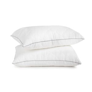 Acanva Cooling Bed Pillows for Sleeping 2 Pack, Luxury Hotel Quality Shredded Memory Foam Filling with Breathable Cover for Side Back and Stomach Sleepers, Queen Size, White 2...