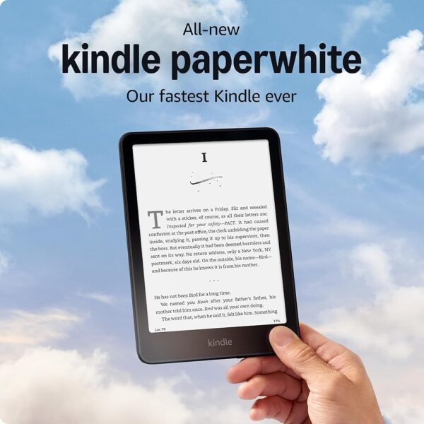 All-new Amazon Kindle Paperwhite (16 GB) – Our fastest Kindle ever, with new 7" glare-free display and weeks of battery life – Black