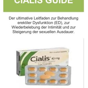 CIALIS GUIDE: Der ultimative Leitfaden zur Behandlung erektiler Dysfunktion (ED), zur Wiederbelebung der Intimität und zur Steigerung der sexuellen Ausdauer. (German Edition)