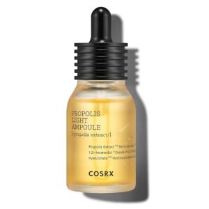 COSRX Propolis Ampoule, Glow Boosting Serum for Face with 73.5% Propolis Extract, 1.01fl.oz/30ml, Hydrating Essence for Sensitive Skin, Fine Lines, Uneven Skintone, Korean Skincare