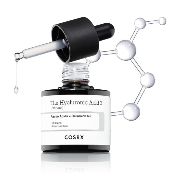 COSRX Pure Sodium Hyaluronic Acid 3% Serum, Hydration & Moisture Boosting Facial Serum for Fine Lines & Wrinkles, Plump & Repair Dry Skin, 0.67fl.oz/20ml, No Artificial...