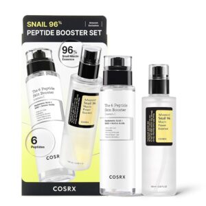 COSRX Snail Mucin 96% Peptide Booster Set - Amazon Exclusive - Korean Skin Care, Gift Sets, Skin Care Sets for Women, Advanced Snail Mucin Serum, Face Serum