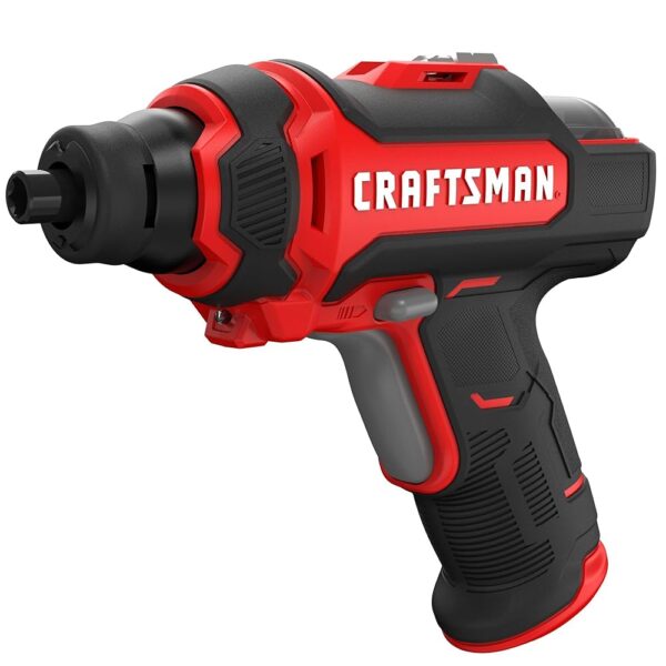 CRAFTSMAN 4V Cordless Screwdriver with Charger and Screwdriving Bits Included (CMHT6650C)
