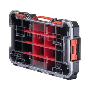 CRAFTSMAN VERSASTACK Storage Organizer, Small Parts Organizer, 20-Compartments, Lid Includes Secure Latch (CMST17828)