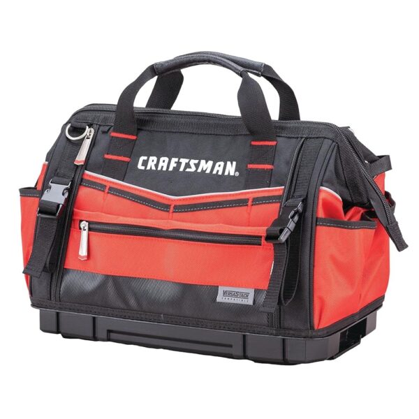 CRAFTSMAN VERSASTACK Zippered Tool Bag, 31 Pocket Organizer, Heavy Duty Tool Tote (CMST17622)