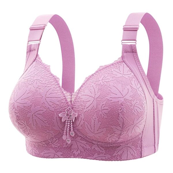 Daisy Bras for Older Women 2024 Comfy Convenient Front Closure Bras Full Support No Underwire Bras