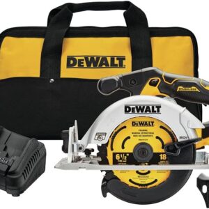 DEWALT 20V MAX* Circular Saw, 6-1/2-Inch, Cordless Kit (DCS565P1)