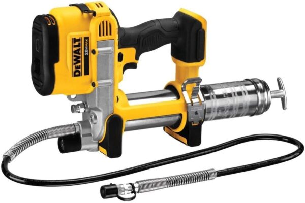 DEWALT 20V MAX Grease Gun, Cordless, 42” Long Hose, 10,000 PSI, Variable Speed Triggers, Bare Tool Only (DCGG571B)