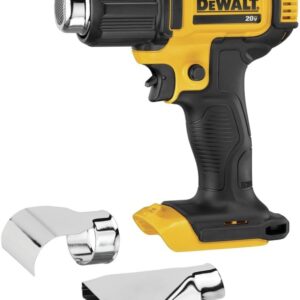 DEWALT 20V MAX Heat Gun, Cordless, Up to 990 Degrees, 42 Minutes of Run Time, LED Light, Bare Tool Only (DCE530B)