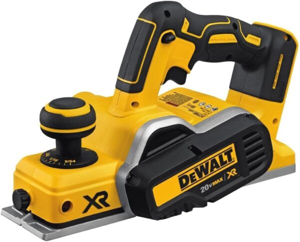 DEWALT 20V MAX Planer, 30,000 Cuts Per Minute, 2 mm Cut Depth, Brushless Motor, Bare Tool Only (DCP580B)