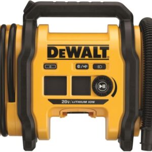 DEWALT 20V MAX Tire Inflator, Compact and Portable, Automatic Shut Off, LED Light, Bare Tool Only (DCC020IB)