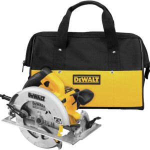 DEWALT Circular Saw, 7-1/4 inch, Pivoting with up to 57 Degree Bevel, Corded (DWE575SB)