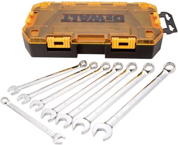 DEWALT Combination Wrench Set, Metric, 8-Piece (DWMT73810)