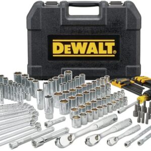 DEWALT Mechanics Tool Set, 1/4" & 3/8" & 1/2" Drive, SAE/Metric, 205-piece (DWMT81534)