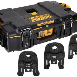 DEWALT Press Kit Tool Kit, Jaw, 1/2 to 1 Inch (DCE202K)