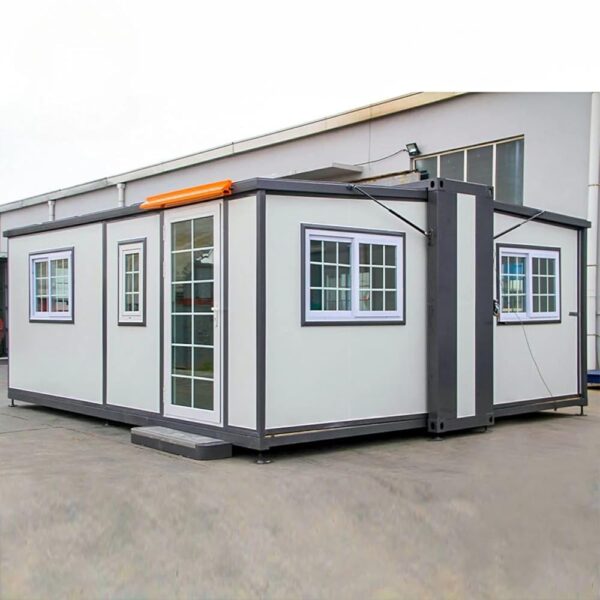 Flat 20Ft 40Ft Portable Prefabricated Home 2 3 4 5 Bedroom Folding 19x20 Container Expandable House Prefab Villa