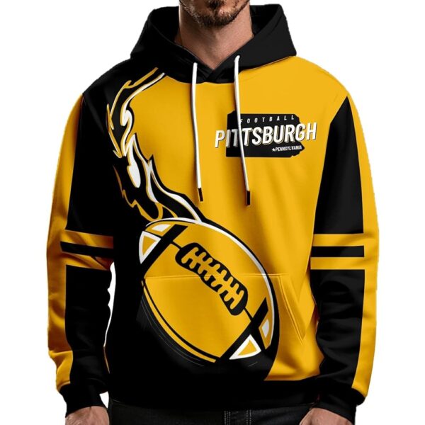 Football Hoodies for Men Women City Sweatshirts Fans Gifts Casual Collar Drawstring Long Sleeve Hoodie Pullover