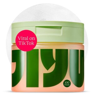 Jiyu Korean Skincare Anti-Aging, Dark Spot & Wrinkle Minimizing Toner Pads - Hydrating with Snail Mucin, Centella Asiatica, Niacinamide, Peptides - for Acne Marks &...