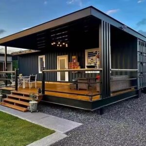 Luxury 20ft Portable Modular House Prefab Container Home Flat Pack Container House 1 Bedroom 1 Bathroom for Residential Living