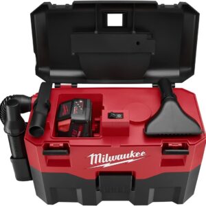 Milwaukee 0880-20 18V Cordless Lithium-Ion 2 Gallon Wet/Dry Vacuum (Bare Tool)