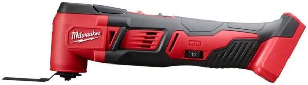 Milwaukee 2626-20 M18 18V Lithium Ion Cordless 18,000 OPM Orbiting Multi Tool with Woodcutting Blades and Sanding Pad with Sheets Included (Battery Not Included, Power Tool Only)