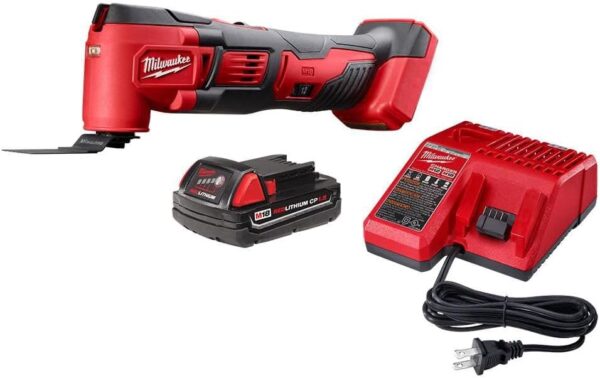 Milwaukee 2626-21CP M18 Lithium-Ion Cordless Multi Tool Kit (1.5 Ah)