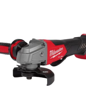 Milwaukee 2880-20 M18 FUEL Brushless Lithium-Ion 4-1/2 in. / 5 in. Cordless Small Angle Grinder with No-Lock Paddle Switch (Tool Only)