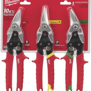 Milwaukee 3-Piece Aviation Snip Set - 48-22-4533