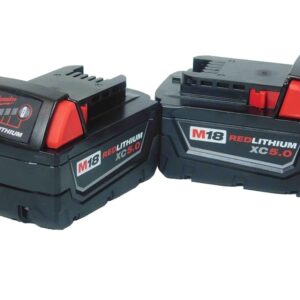 Milwaukee 48-11-1852 M18 REDLITHIUM XC 5 Ah Lithium-Ion Extended Capacity Battery (2-Pack)