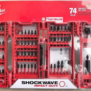 Milwaukee Shockwave Impact Driver Bit Set (74 Piece) 48-32-4062