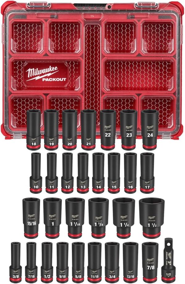 Milwaukee Socket Set Impact Duty 1/2IN 49-66-6806