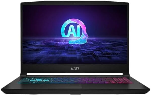 MSI Katana A15 AI B8VF Gaming Laptop 2024, 15.6" FHD IPS 144Hz, AMD Ryzen 7 8845HS 8-Core, NVIDIA GeForce RTX 4060 8GB, 64GB DDR5 4TB SSD, RGB Backlit Keyboard, Wi-Fi 6E, Win10...