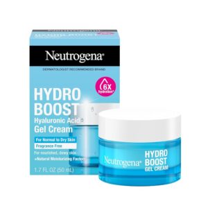 Neutrogena Hydro Boost Skincare Set, Hydro Boost Fragrance Free Gel Cream Face Moisturizer, 1.7 oz, & Trial Size Hydro Boost Fragrance Free Hydrating Gel Facial Cleanser, 0.5...