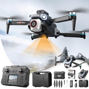 Pallets for Sale Liquidation Unclaimed, Drone with Camera for Adults, Drone with ESC Camera, Brushless Motor Remote Control with Screen Display and Cool Lights, 2.4G RC...