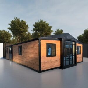 Portable Prefabricated Tiny Home for Sale, Mobile Expandable Prefab House 19x20FT with 1 Full Equiped Bathroom and Kitchen,1 2 3 Bedroom Container House to Live in for Adults...