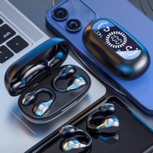 Return Pallets for Sale Liquidation, 2025 New Wireless Earbuds Bluetooth 5.3, Smart Fingerprint, Open-Ear Sport Earphones, Stereo Sound Calling Music Earbuds, Built-In Mic,...