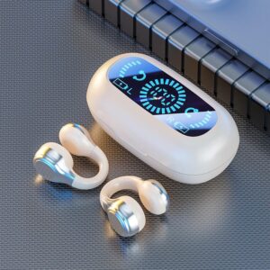 Return Pallets for Sale Liquidation, 2025 New Wireless Earbuds Bluetooth 5.3, Smart Fingerprint, Open-Ear Sport Earphones, Stereo Sound Calling Music Earbuds, Built-In Mic,...