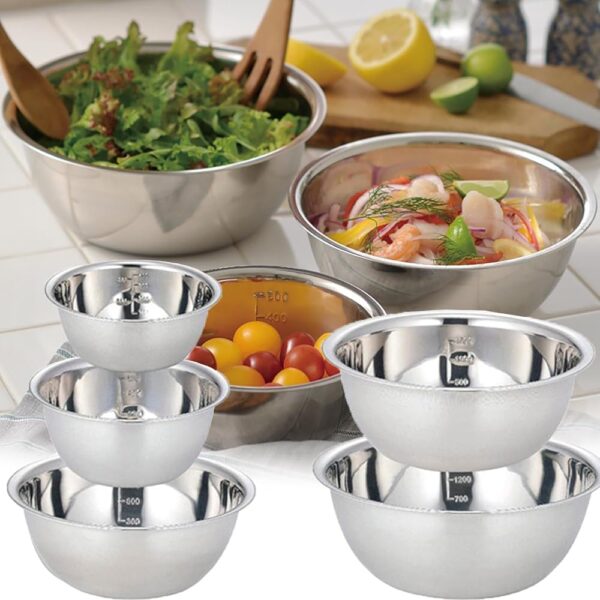 Return Pallets for Sale Liquidation, Brushed Stainless Steel Bowls, Stainless Steel Bowl, Steel Thickened Multi-Functional Large Basin, Stainless Steel Basin, Soup Basin,...