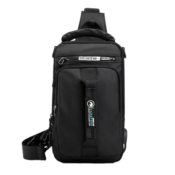 Return Pallets for Sale Liquidation, Sling Bag Crossbody Shoulder Outdoor Hiking Backpack with USB Charge Port for Women Men (Black)