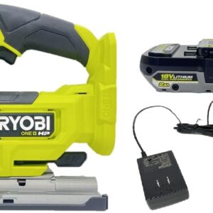 RYOBI HP 18V Brushless Cordless Jigsaw Kit with HIGH PERFORMANCE Battery and Charger