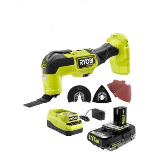 RYOBI ONE+ HP 18V Brushless Cordless Multi-Tool Kit with 2.0 Ah HIGH PERFORMANCE Battery and Charger