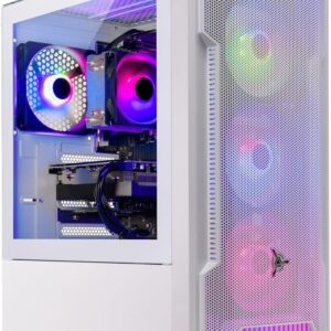 Skytech Archangel Gaming PC Desktop, Intel i5 13400F 2.5 GHz (4.6GHz Turbo Boost), NVIDIA RTX 4060 8GB GDDR6, 2TB SSD, 32GB DDR5 RAM 5200 RGB, 650W Gold PSU, Wi-Fi, Win 11 Home