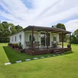 Tiny House to Live in Portable Prefab House with 3 Bedroom,1 Full Equiped Bathroom and Kitchen,Prefabricated Container House for Adults,Foldable Mobile Home